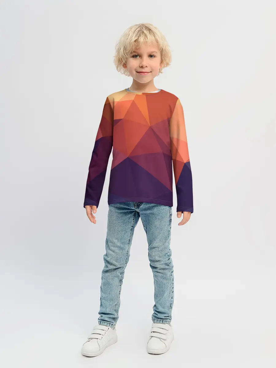 Детский лонгслив / Грани