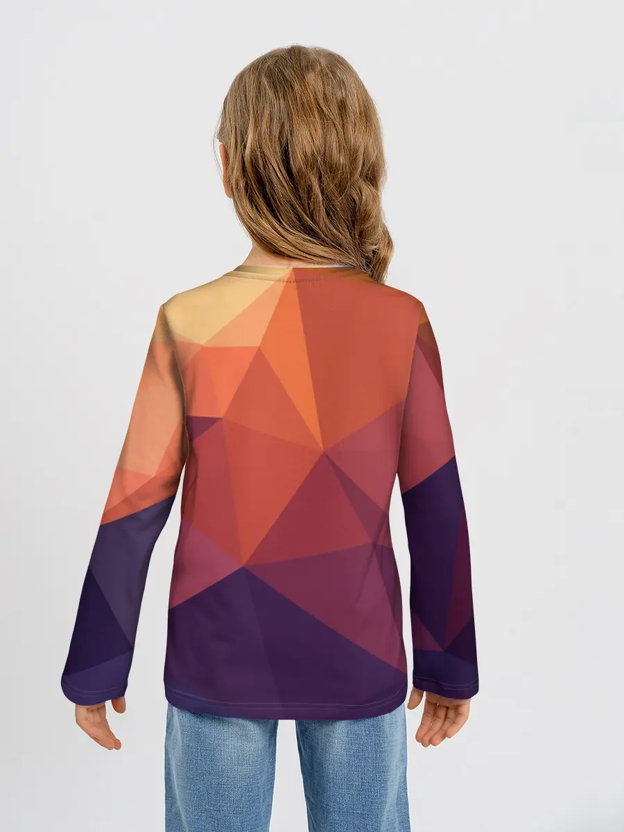 Детский лонгслив / Грани