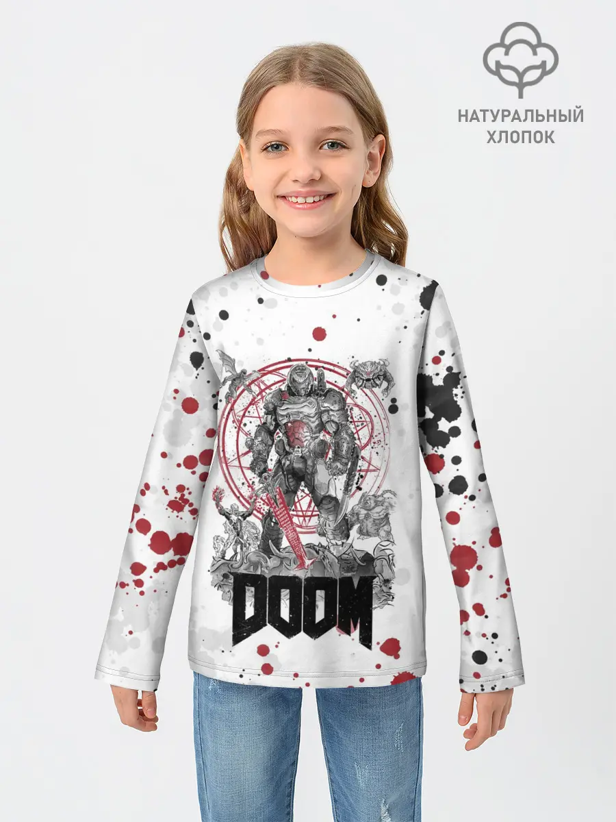 Детский лонгслив / Doom