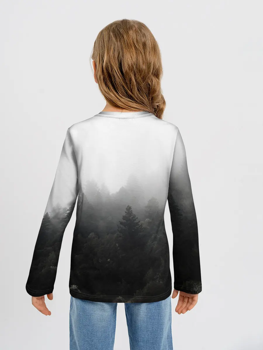 Детский лонгслив / Лес