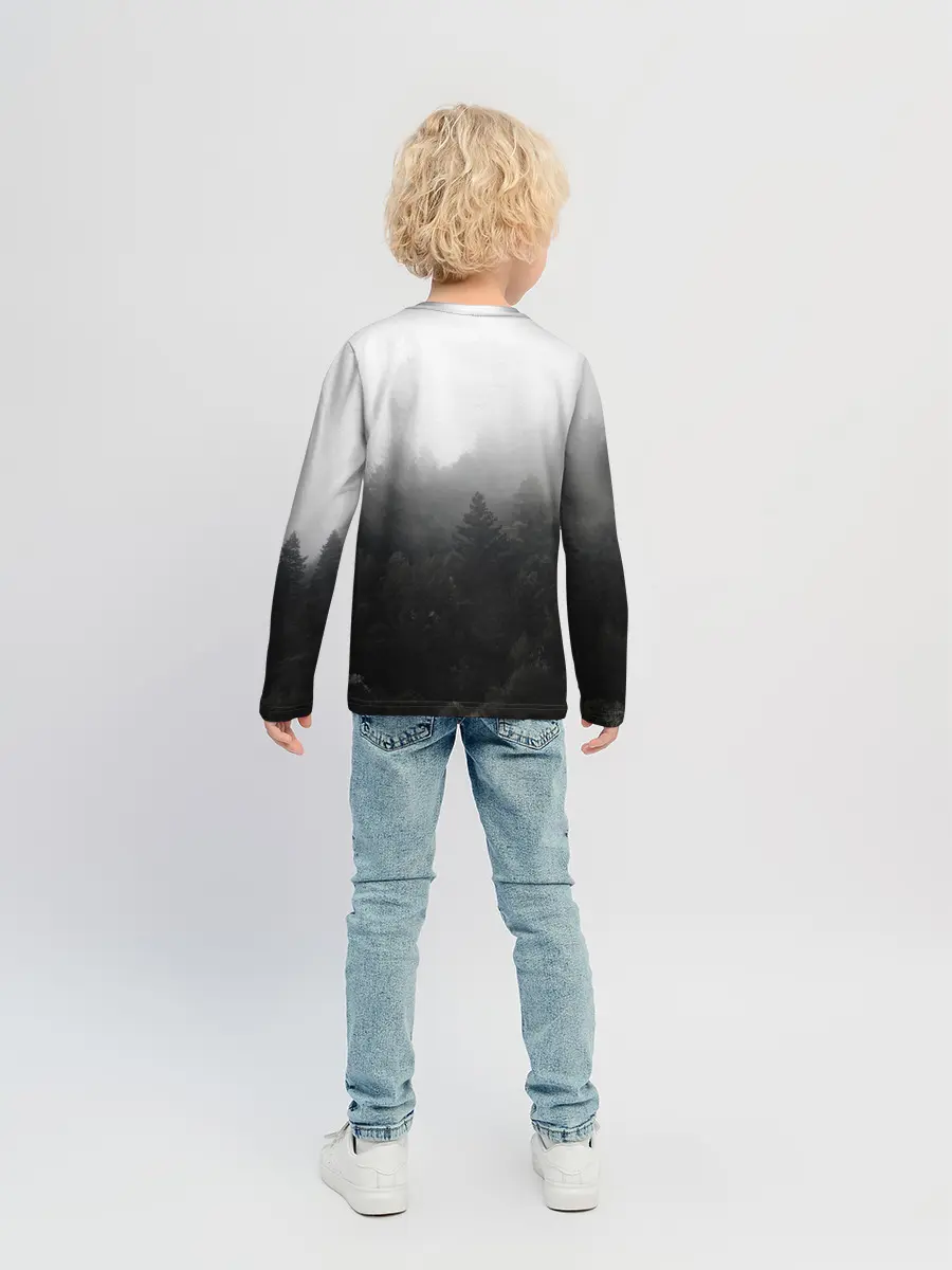 Детский лонгслив / Лес
