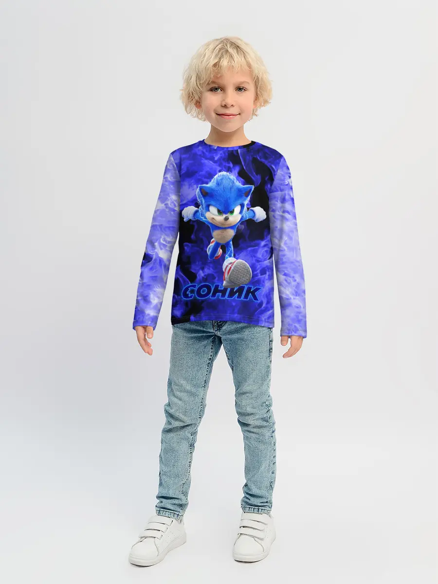 Детский лонгслив / SONIC