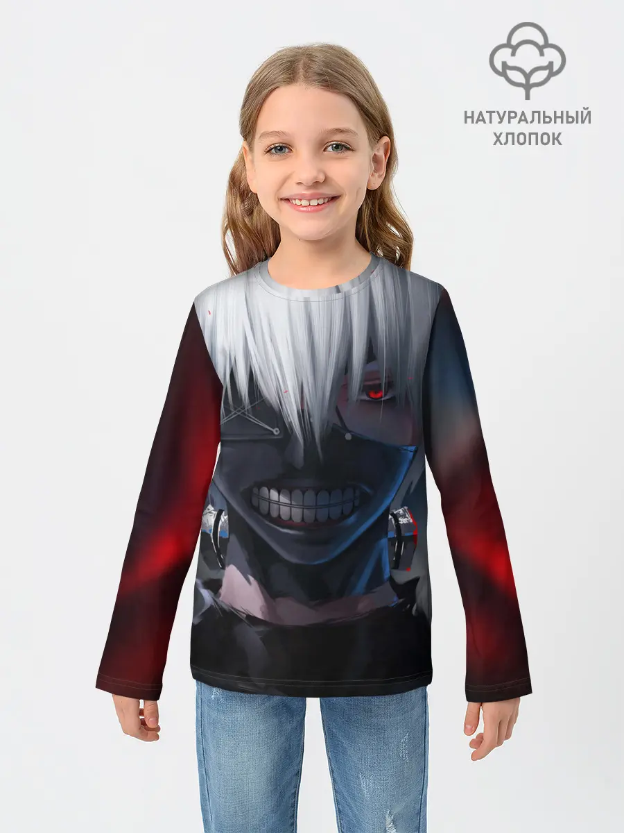 Детский лонгслив / TOKYO GHOUL | ТОКИЙСКИЙ ГУЛЬ