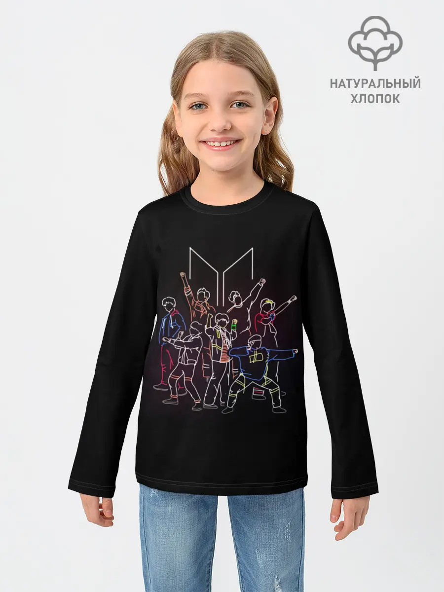 Детский лонгслив / BTS