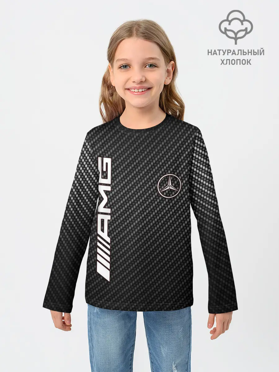 Детский лонгслив / MERCEDES CARBON