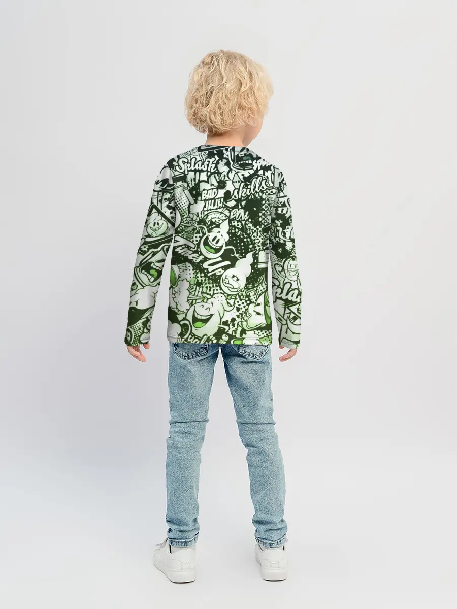 Детский лонгслив / Граффити