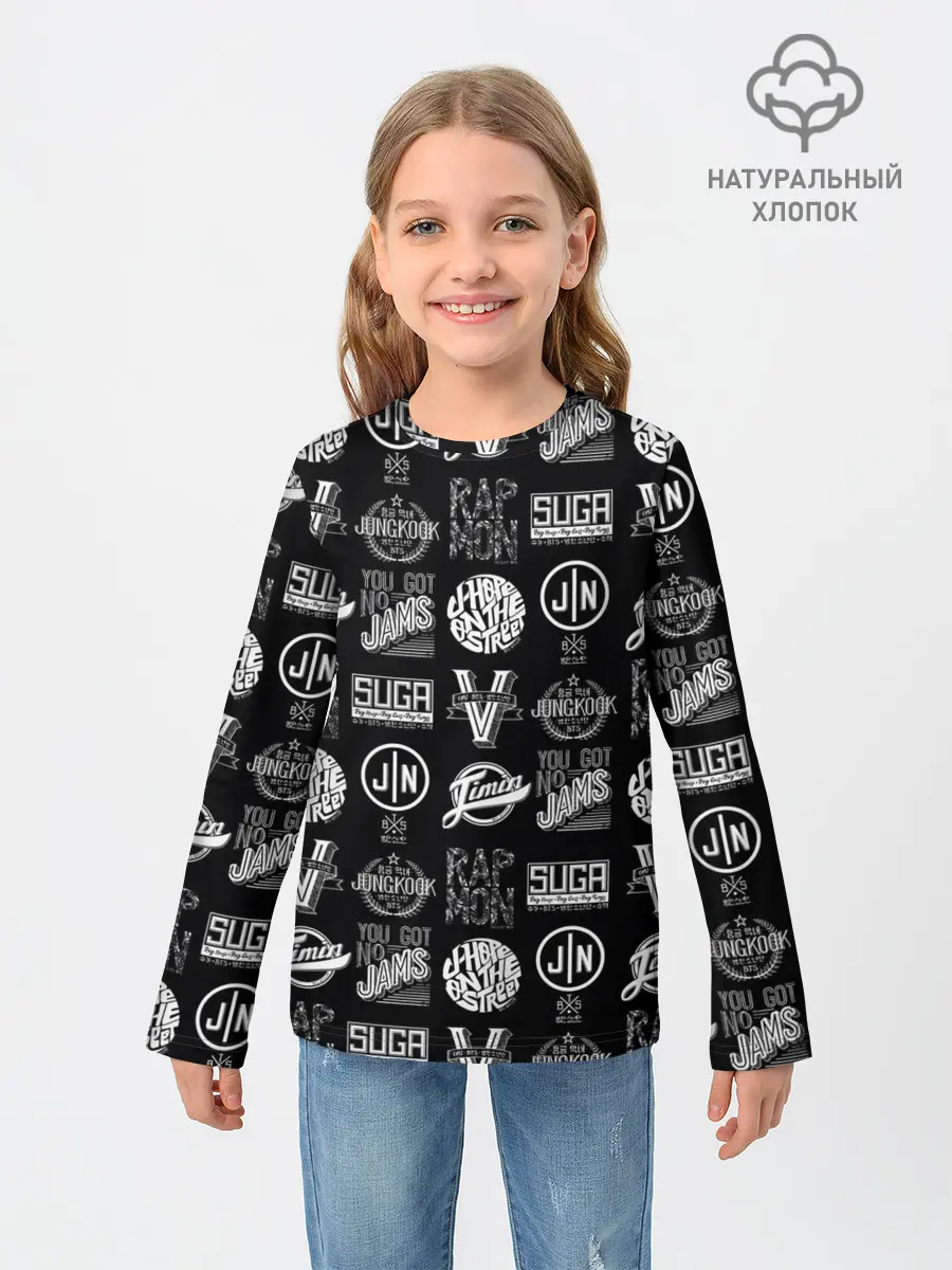 Детский лонгслив / BTS