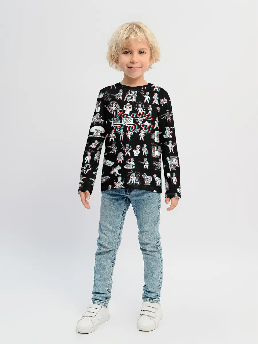 Детский лонгслив / Vault Boy