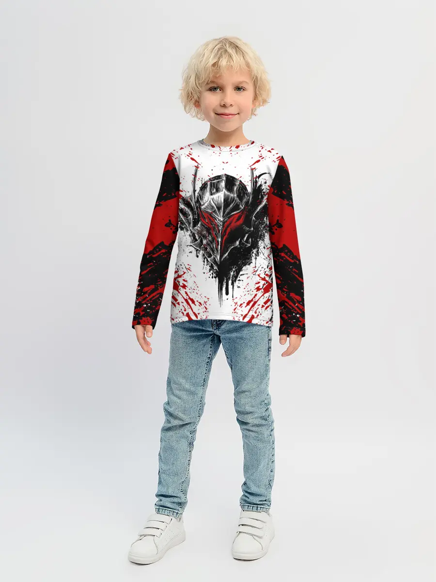Детский лонгслив / БЕРСЕРК ЧЁРНАЯ МАСКА / BERSERK BLACK MASK