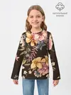 Детский лонгслив / цветы