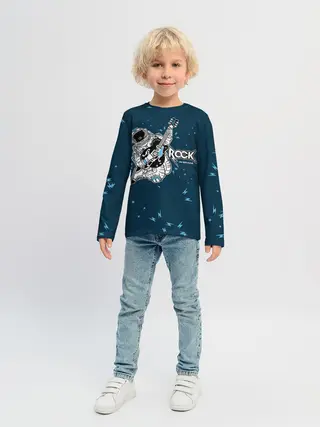 Детский лонгслив / Космический рок