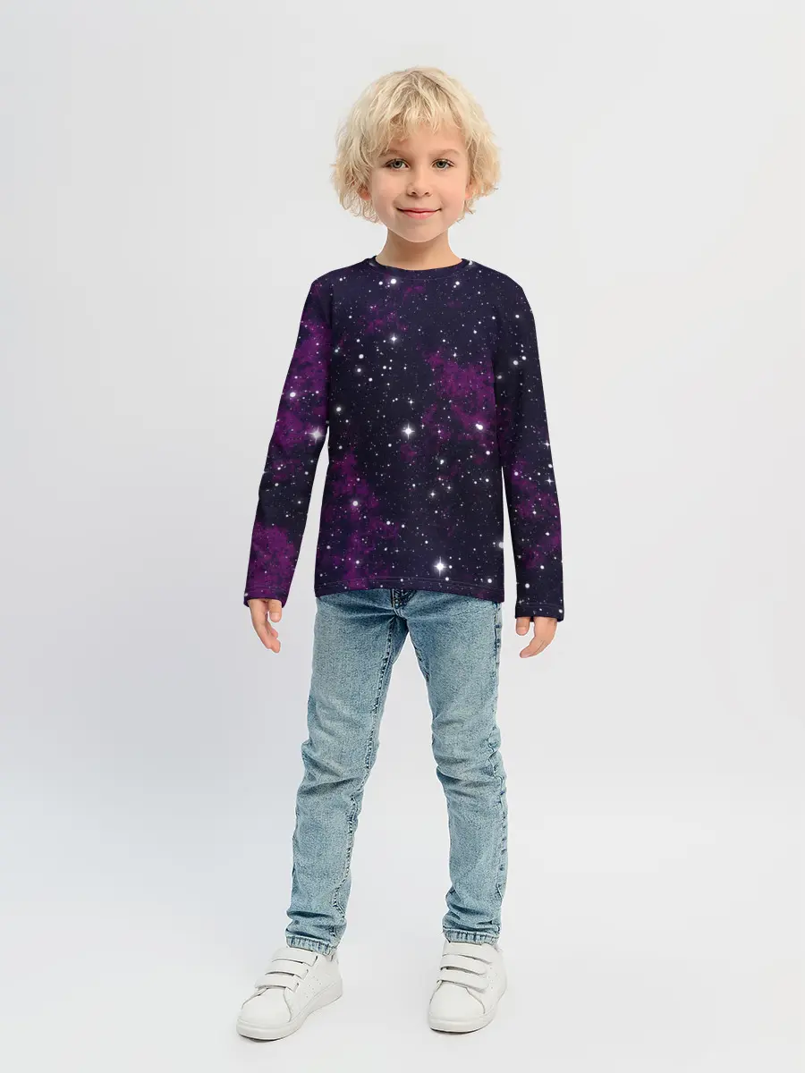 Детский лонгслив / Космос