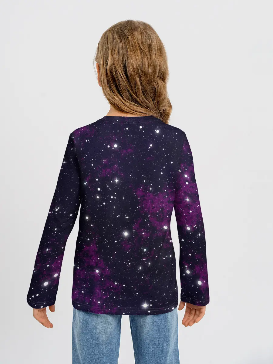 Детский лонгслив / Космос