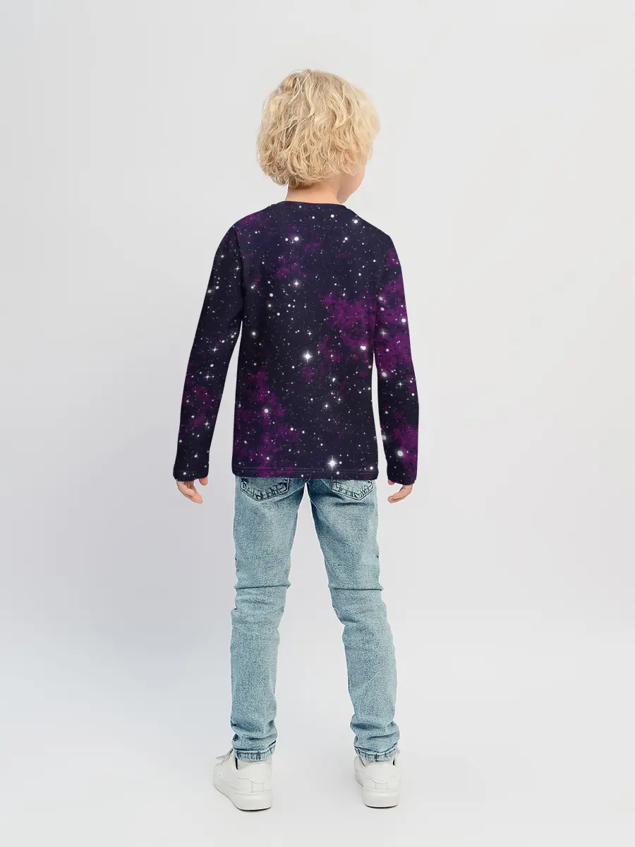 Детский лонгслив / Космос