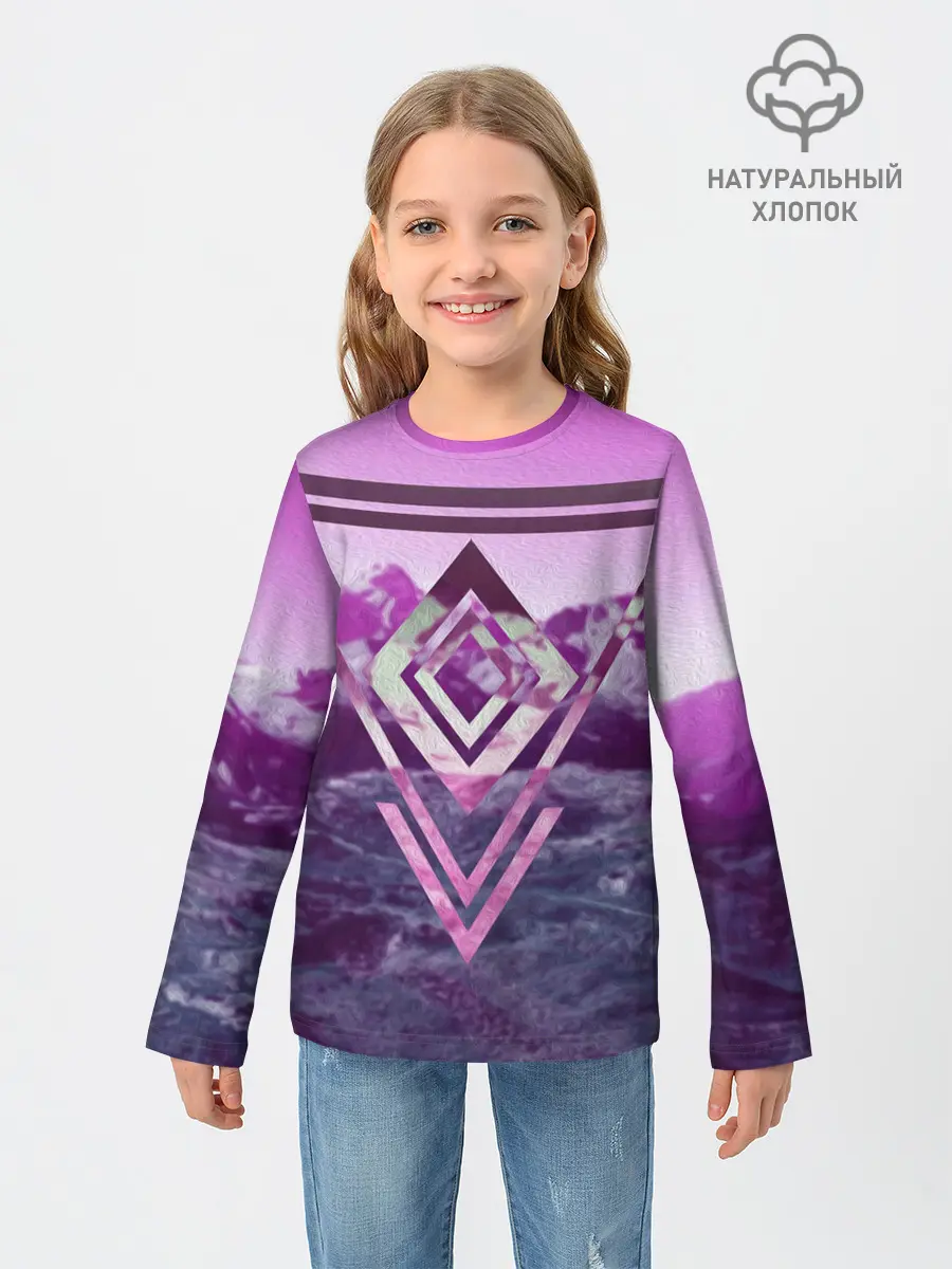 Детский лонгслив / ИЗУМРУД
