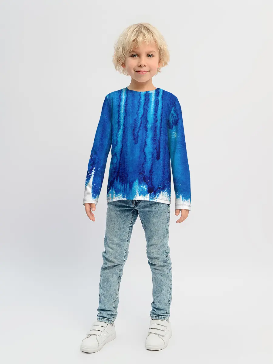 Детский лонгслив / Будь в потоке
