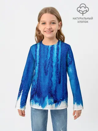 Детский лонгслив / Будь в потоке