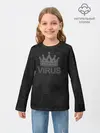 Детский лонгслив / КоронаВирус