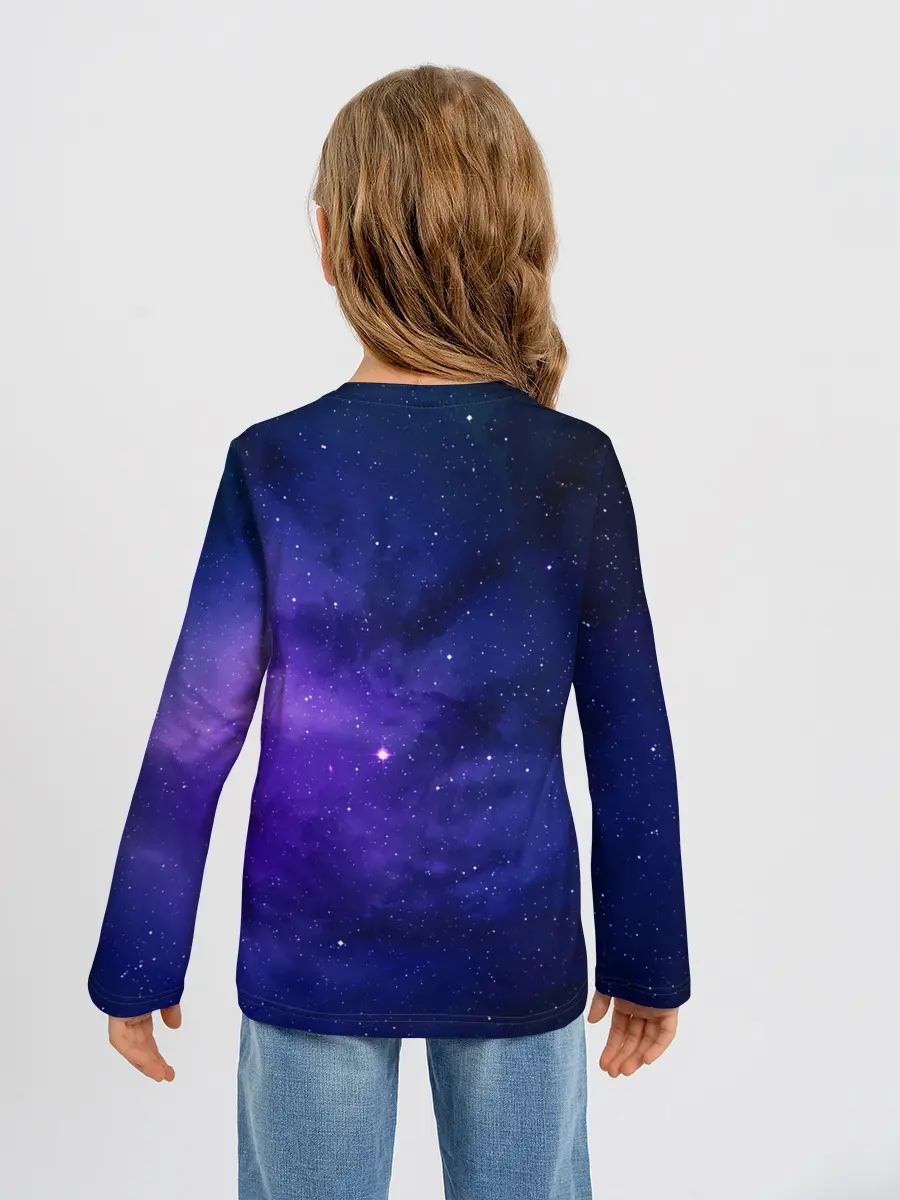 Детский лонгслив / КОСМОС