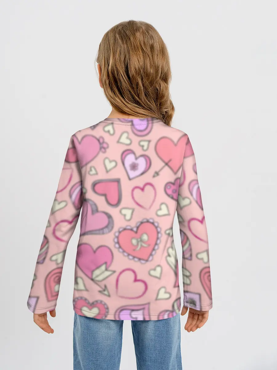 Детский лонгслив / Я ТЕБЯ ЛЮБЛЮ | I LOVE YOU