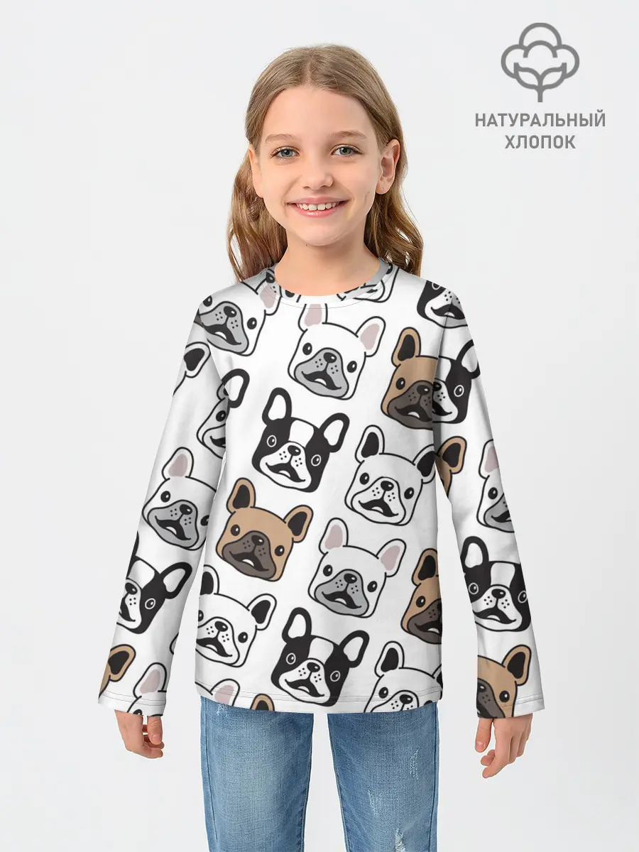 Детский лонгслив / БОСТОН ТЕРЬЕР | BOSTON TERRIER