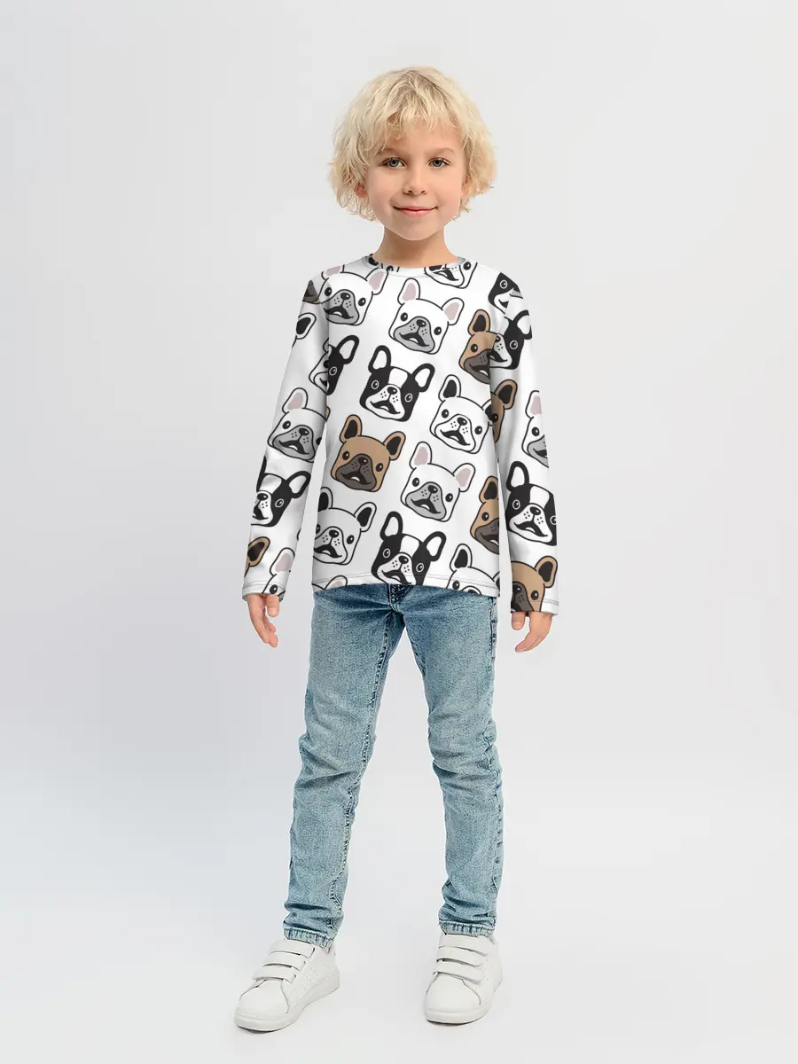 Детский лонгслив / БОСТОН ТЕРЬЕР | BOSTON TERRIER