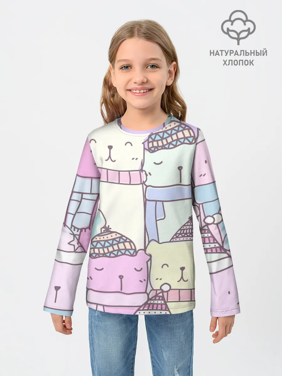 Детский лонгслив / Каваи