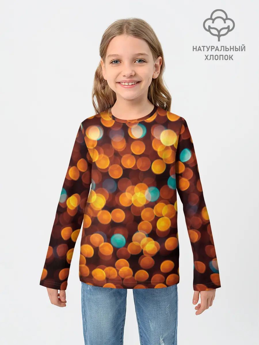 Детский лонгслив / Боке
