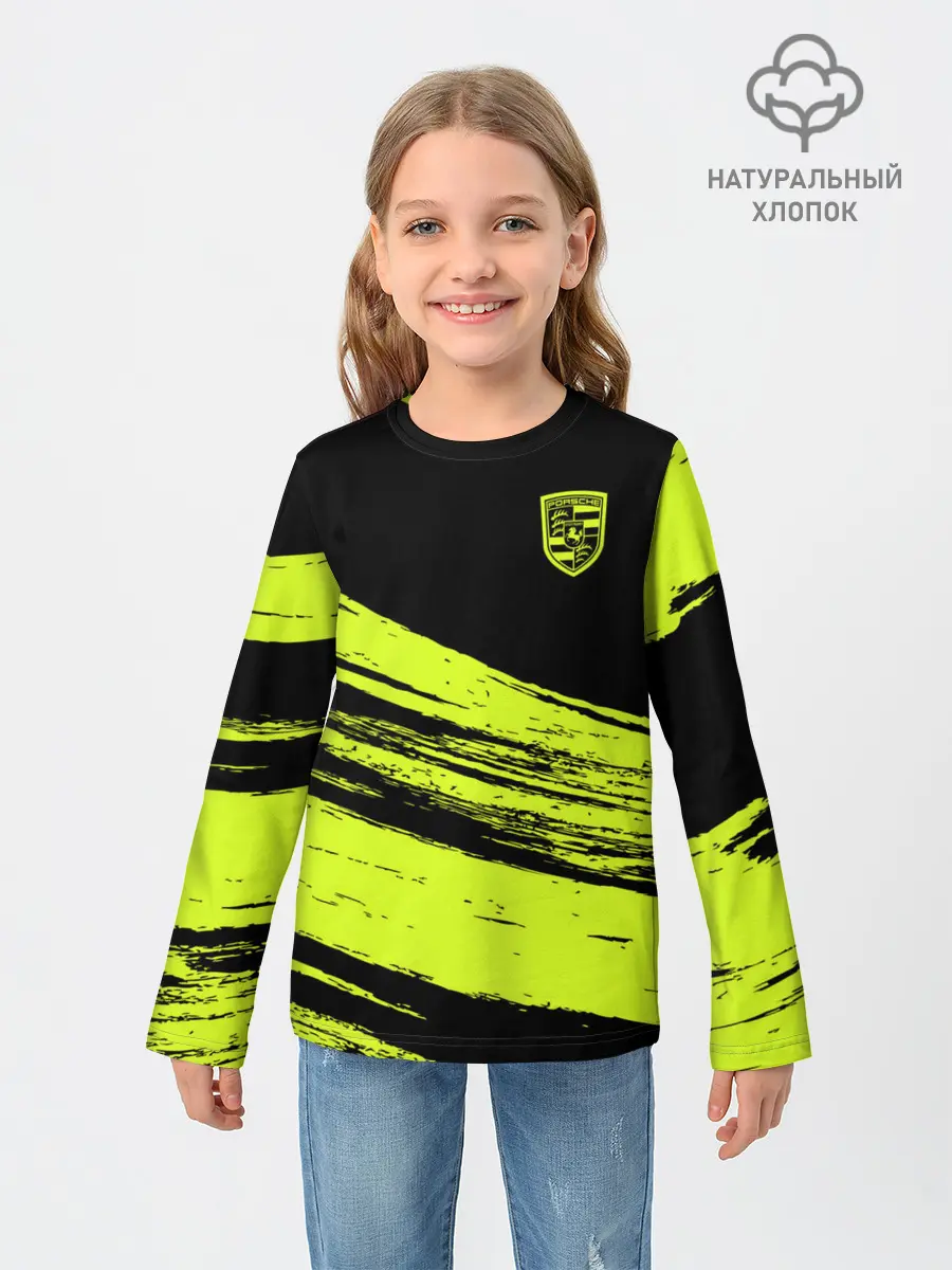 Детский лонгслив / Porsche