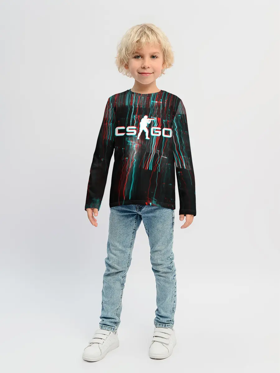 Детский лонгслив / CS:GO Glitch
