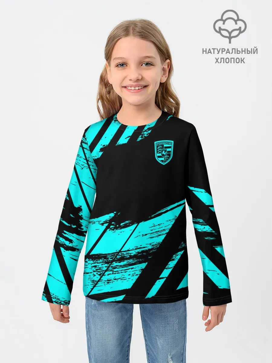 Детский лонгслив / Porsche