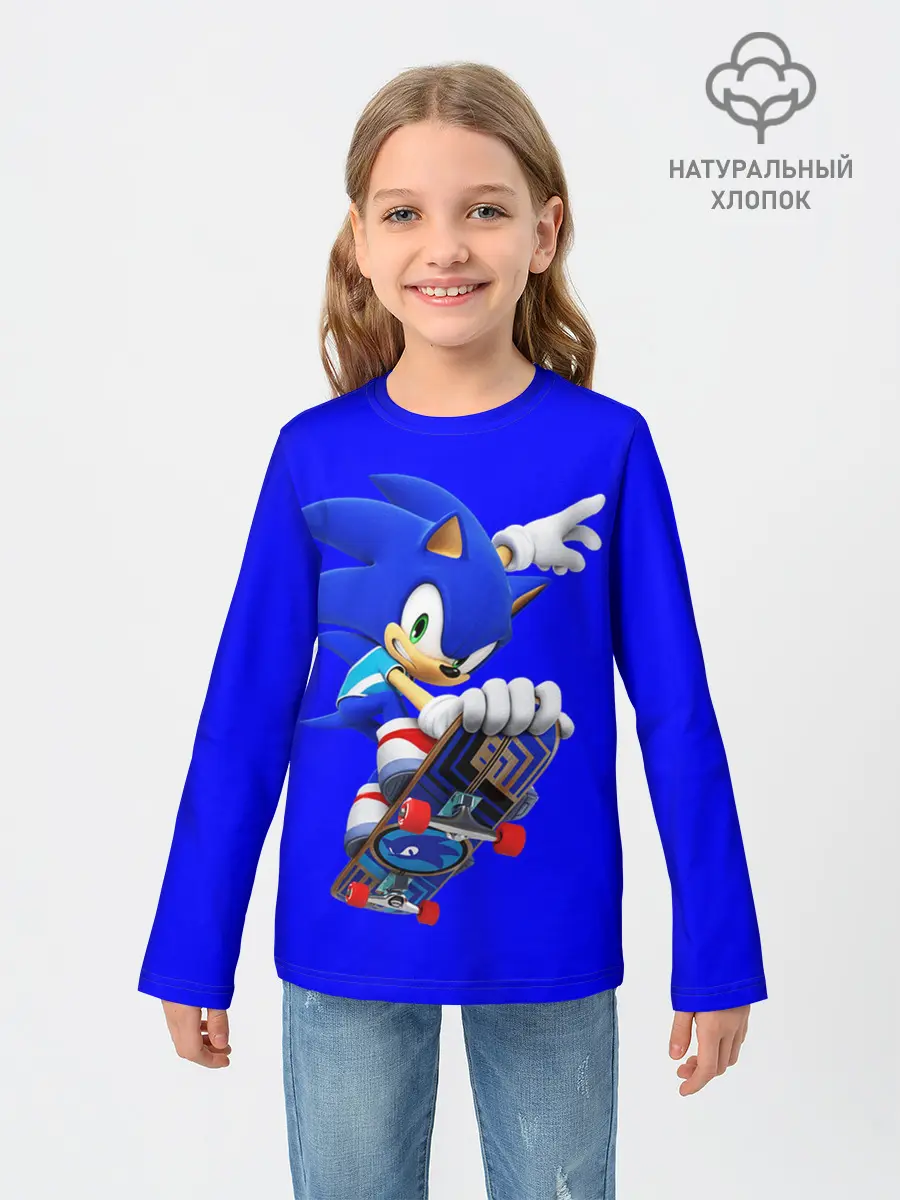 Детский лонгслив / SONIC