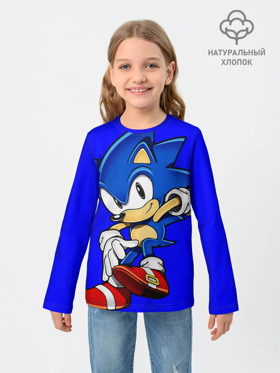 Детский лонгслив / SONIC