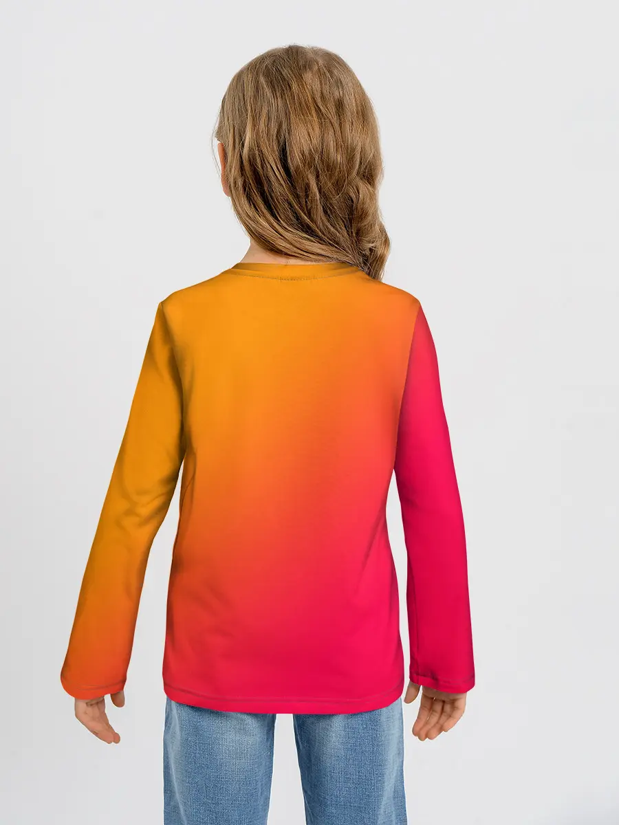 Детский лонгслив / ГРАДИЕНТ И НИЧЕГО ЛИШНЕГО