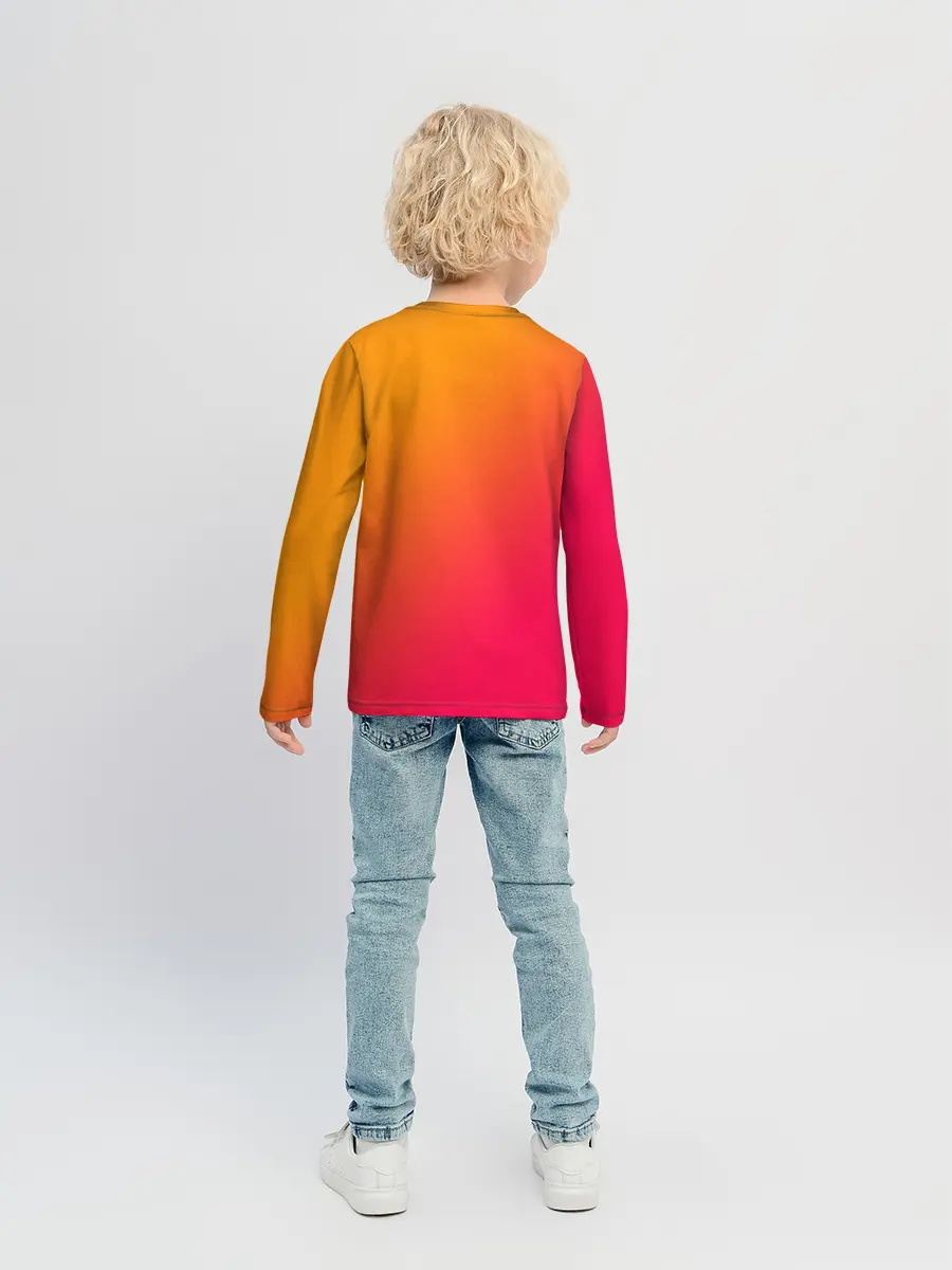 Детский лонгслив / ГРАДИЕНТ И НИЧЕГО ЛИШНЕГО