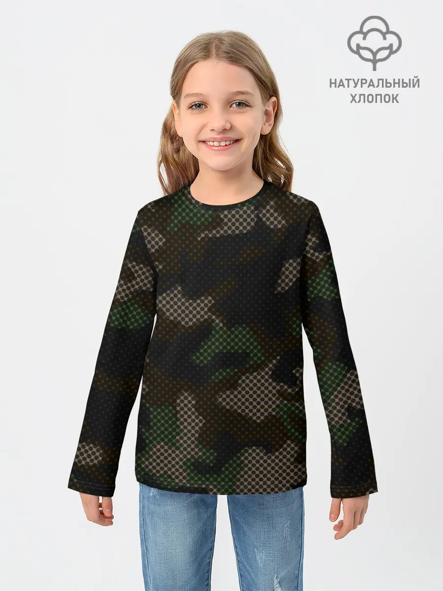 Детский лонгслив / КАМУФЛЯЖ