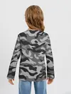 Детский лонгслив / КАМУФЛЯЖ GRAY