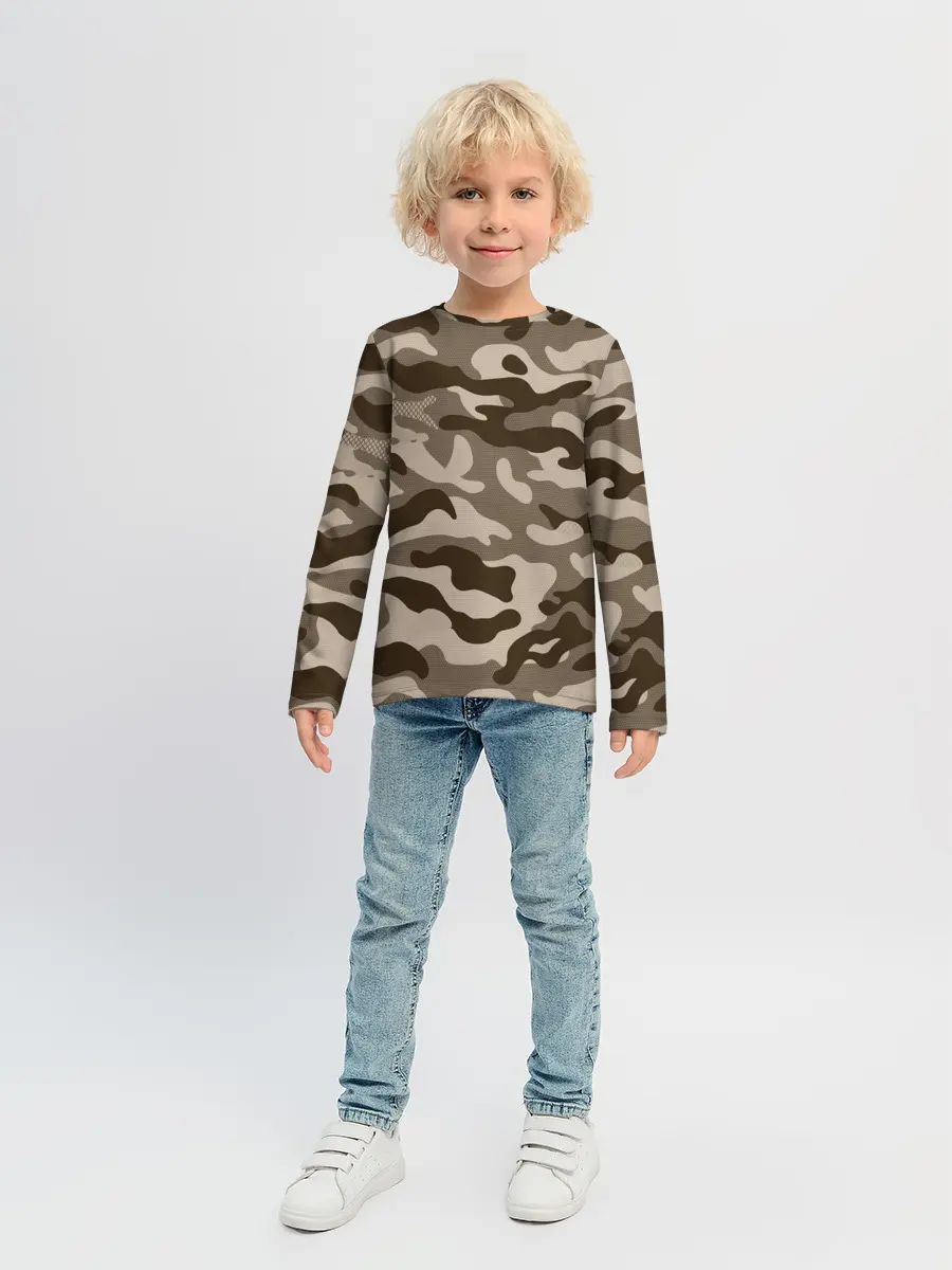 Детский лонгслив / КАМУФЛЯЖ