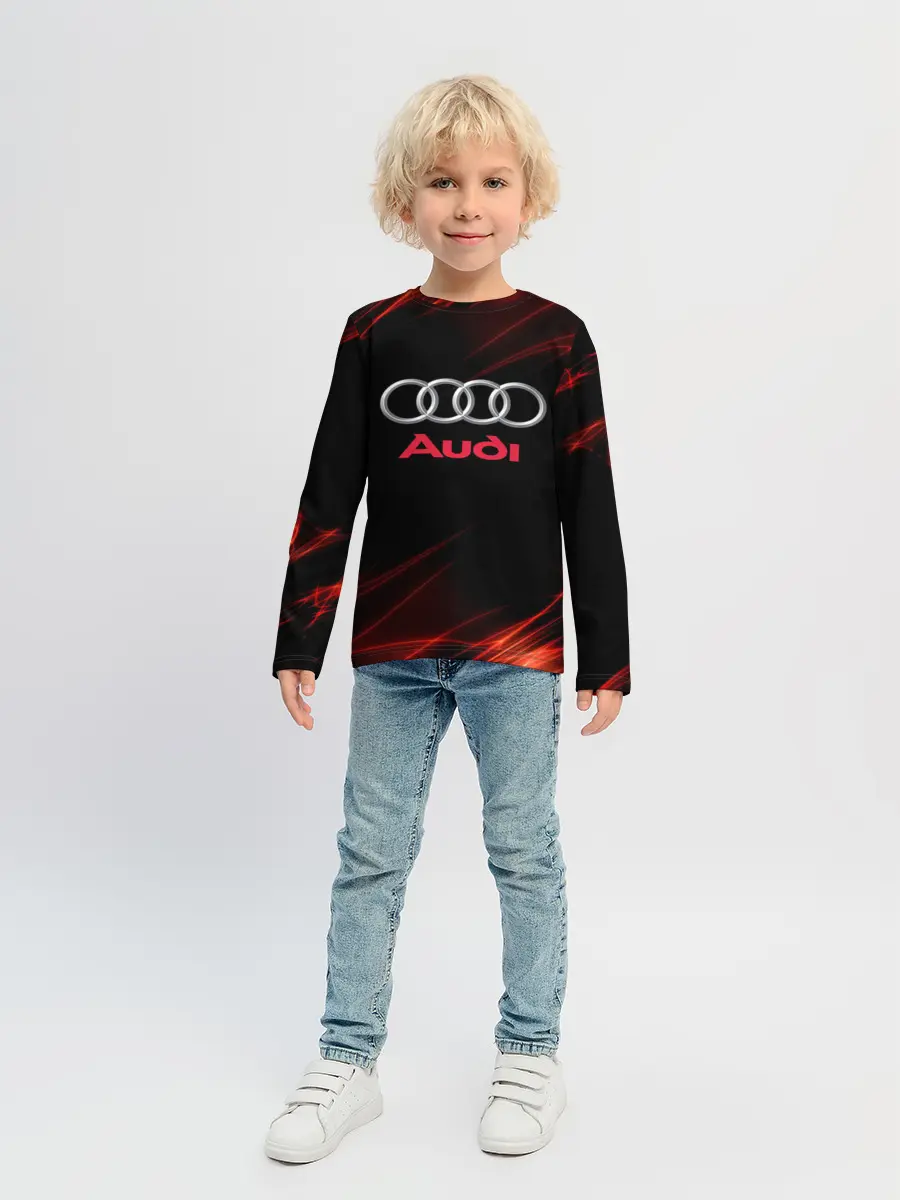 Детский лонгслив / audi