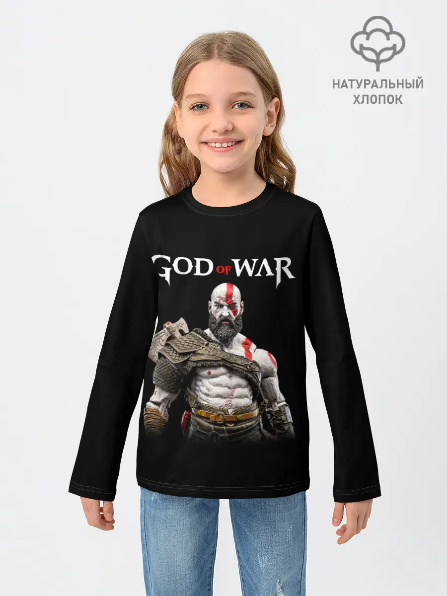 Детский лонгслив / God of War