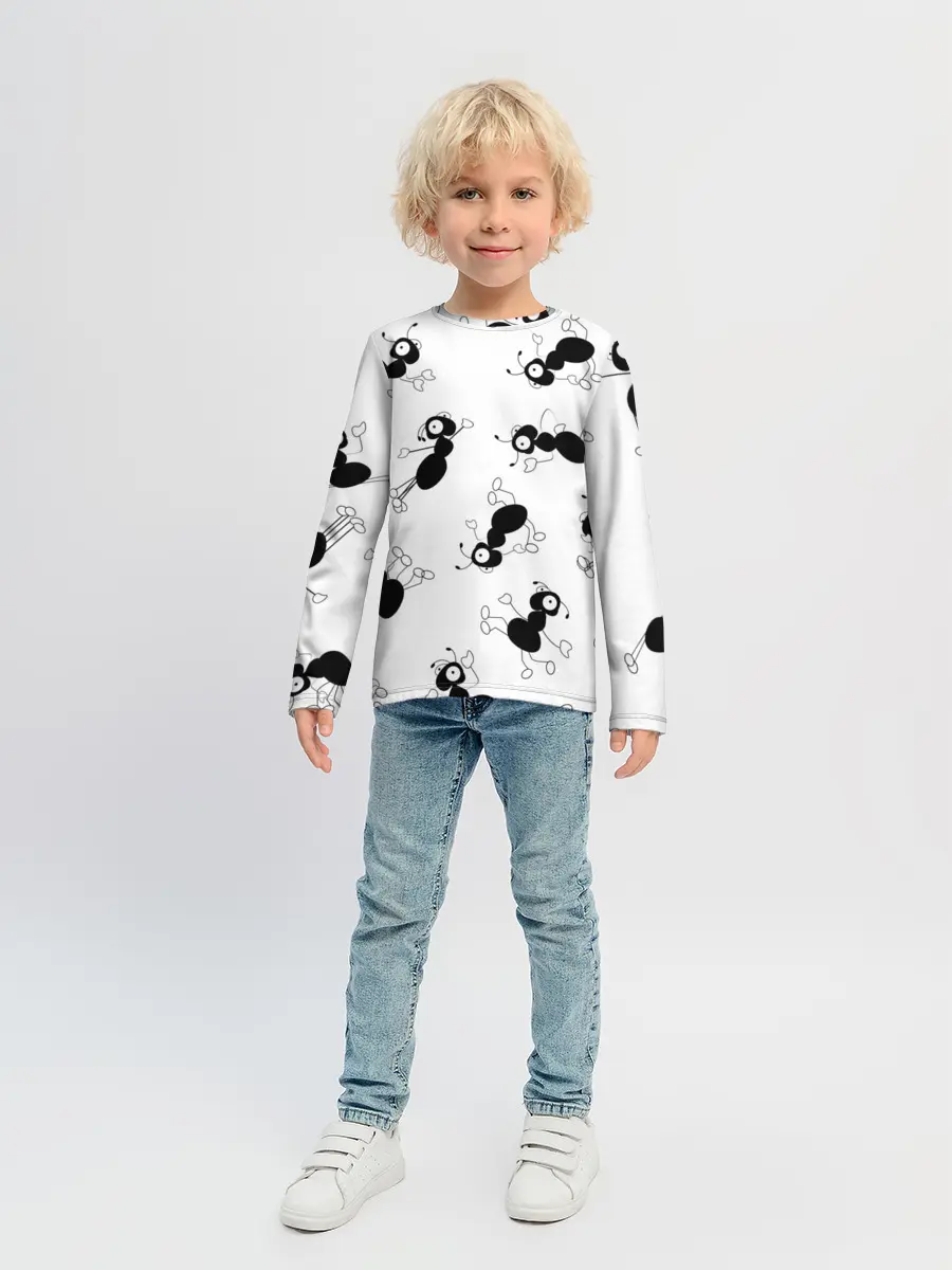 Детский лонгслив / Муравьи