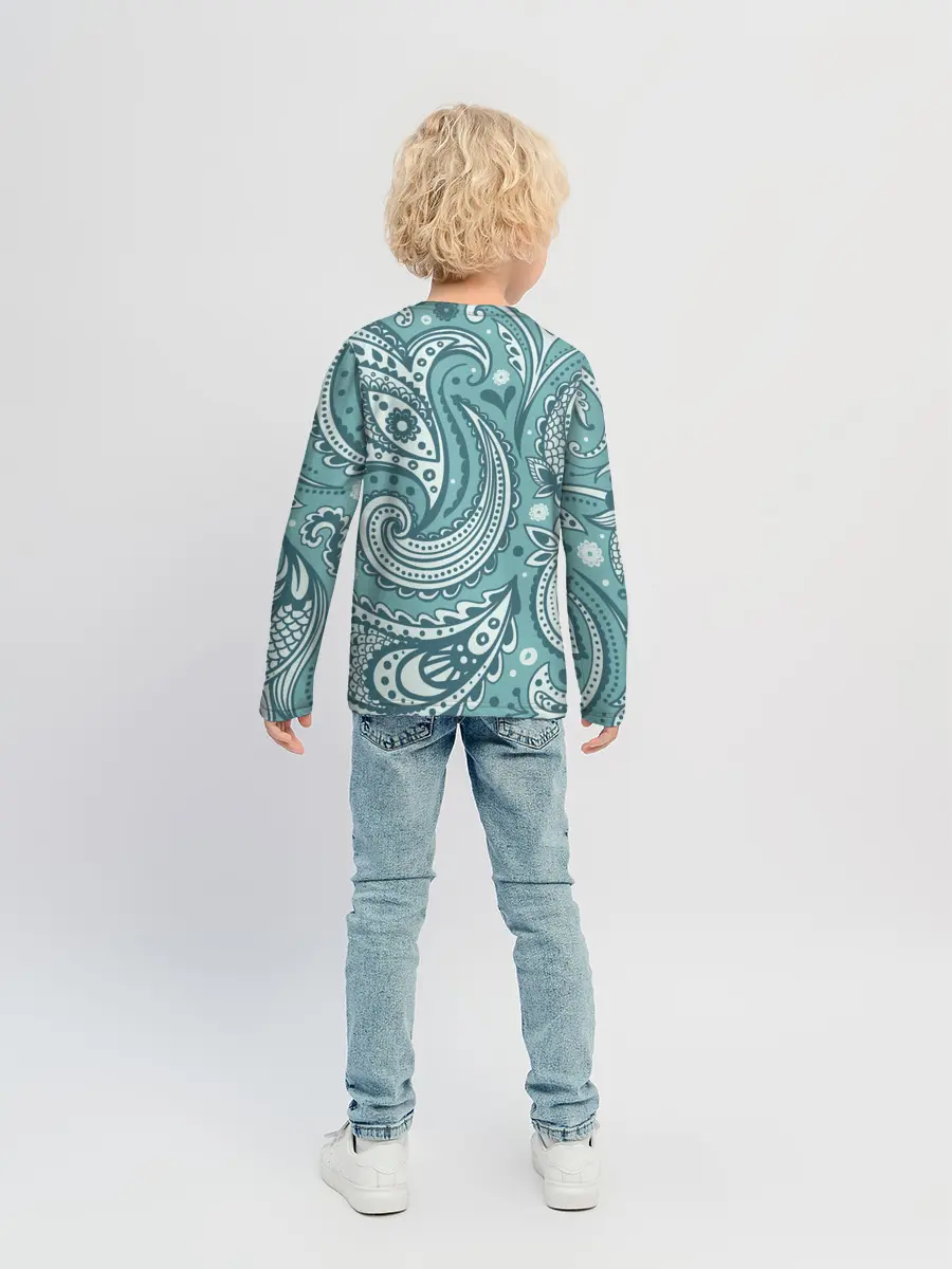 Детский лонгслив / Узоры