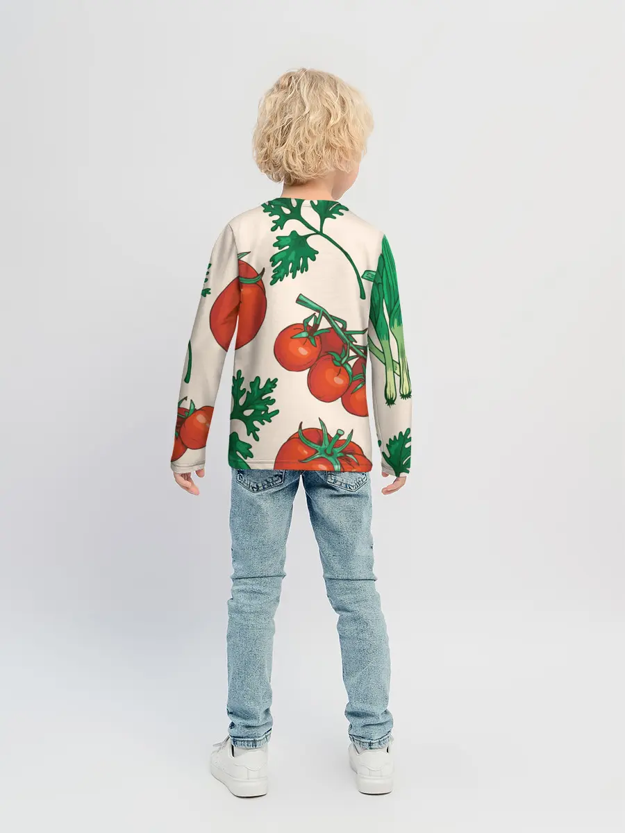 Детский лонгслив / Летние овощи