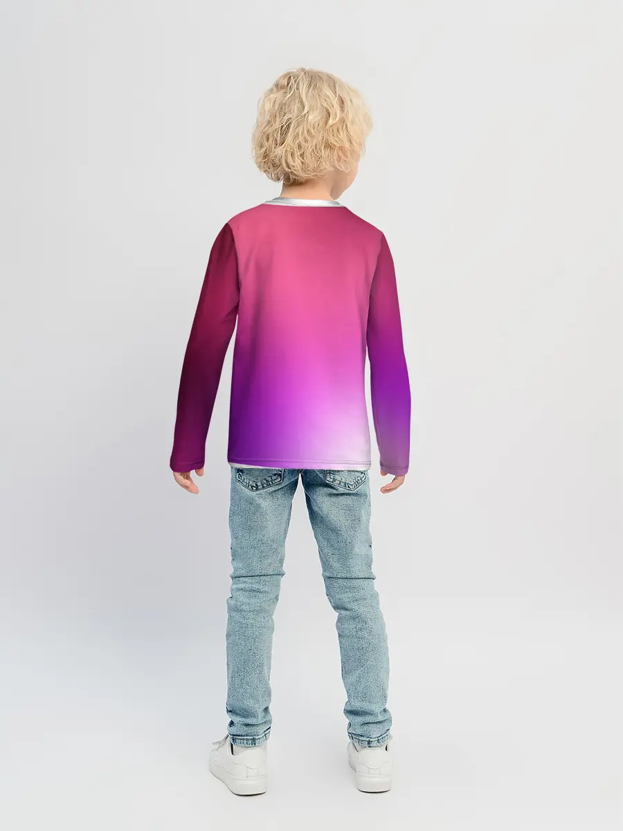 Детский лонгслив / Нежный цвет