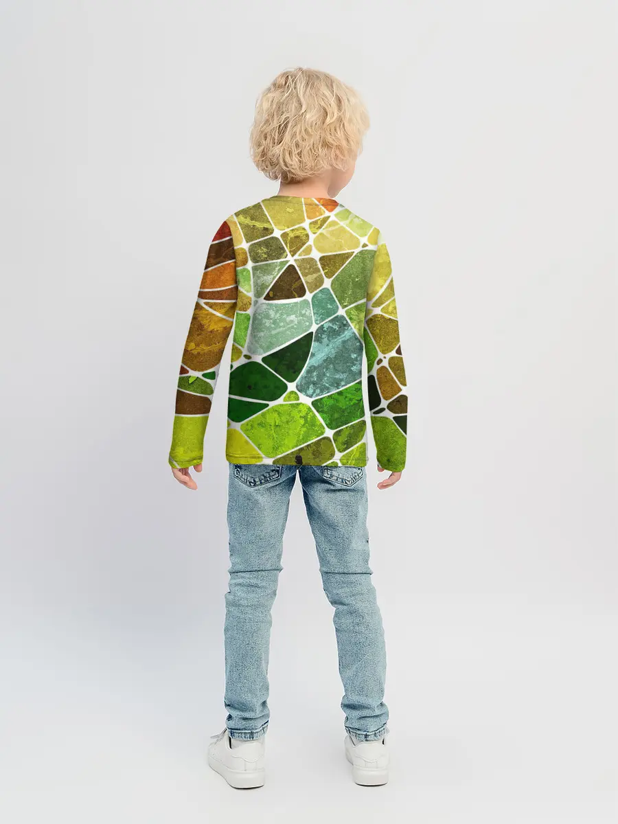 Детский лонгслив / Мозаика