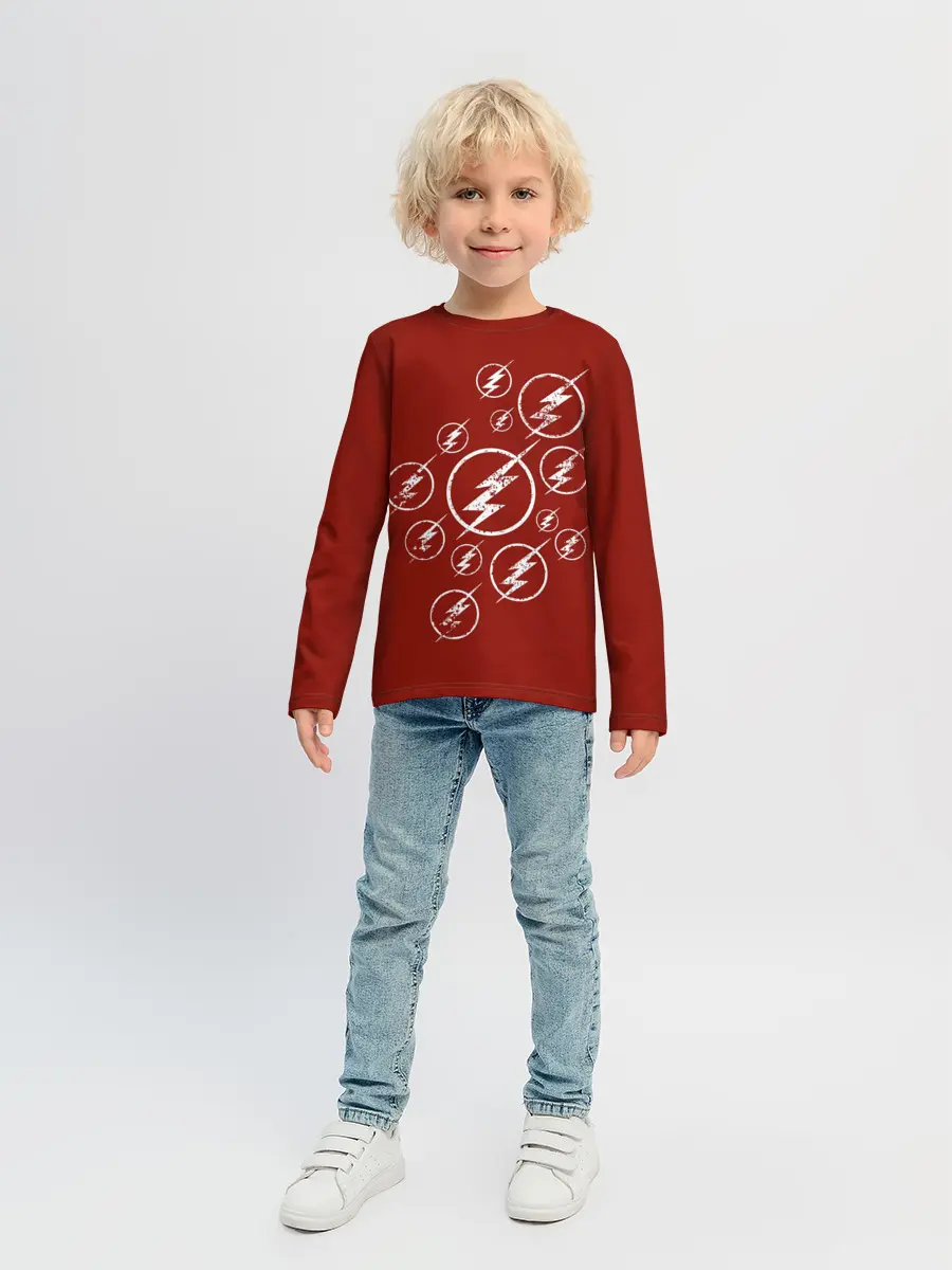 Детский лонгслив / The Flash Logo