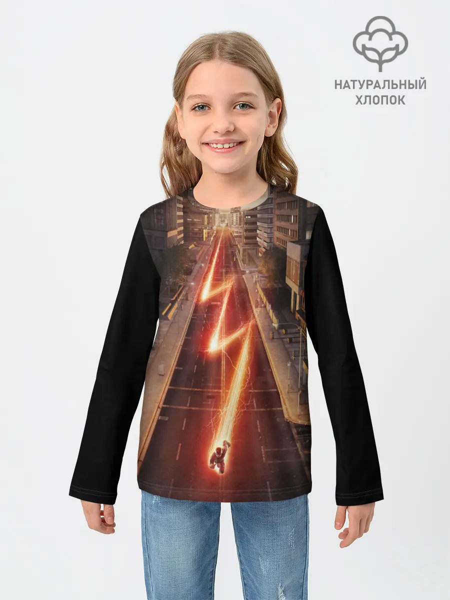 Детский лонгслив / The Flash