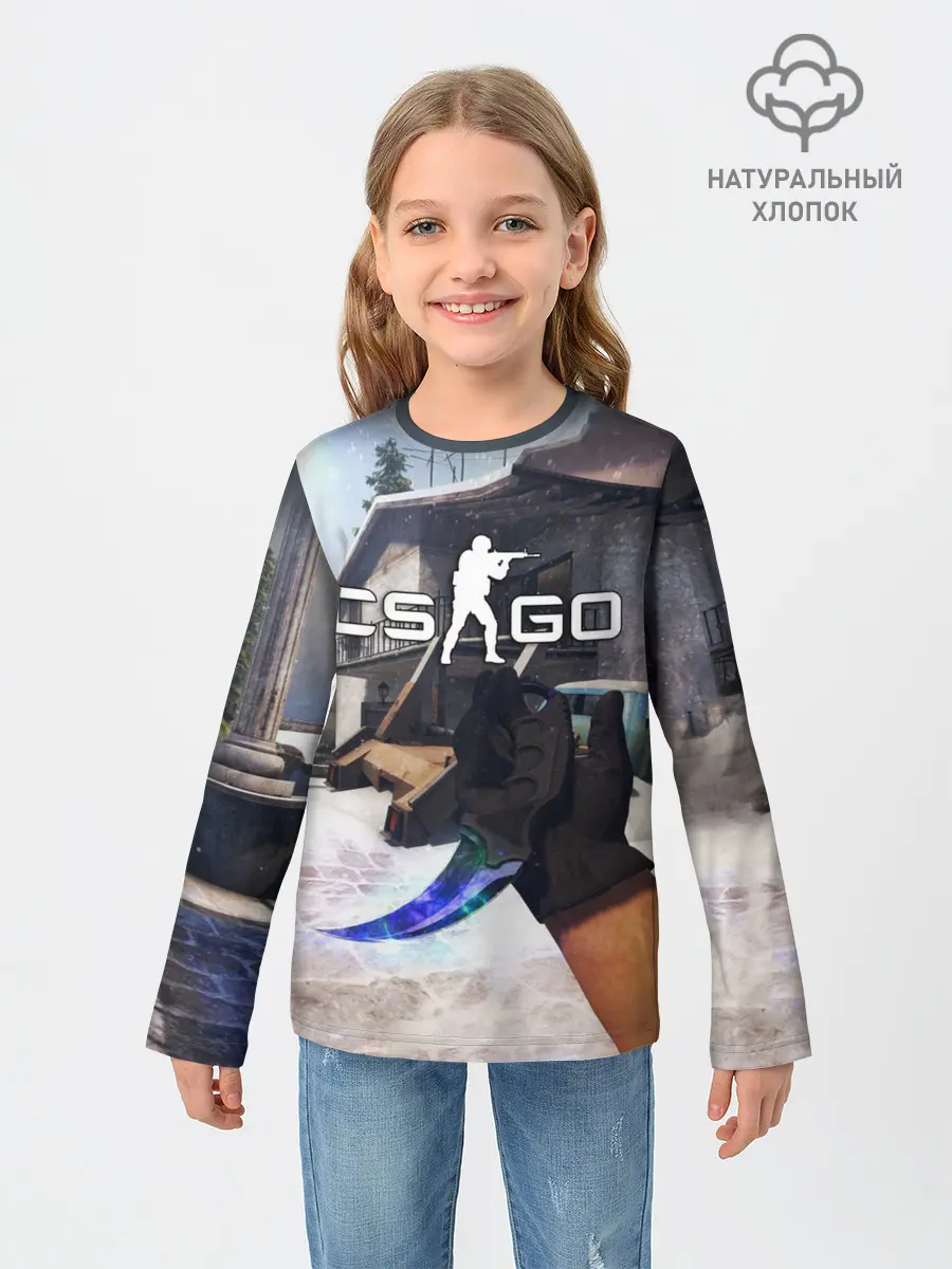 Детский лонгслив / CS:GO