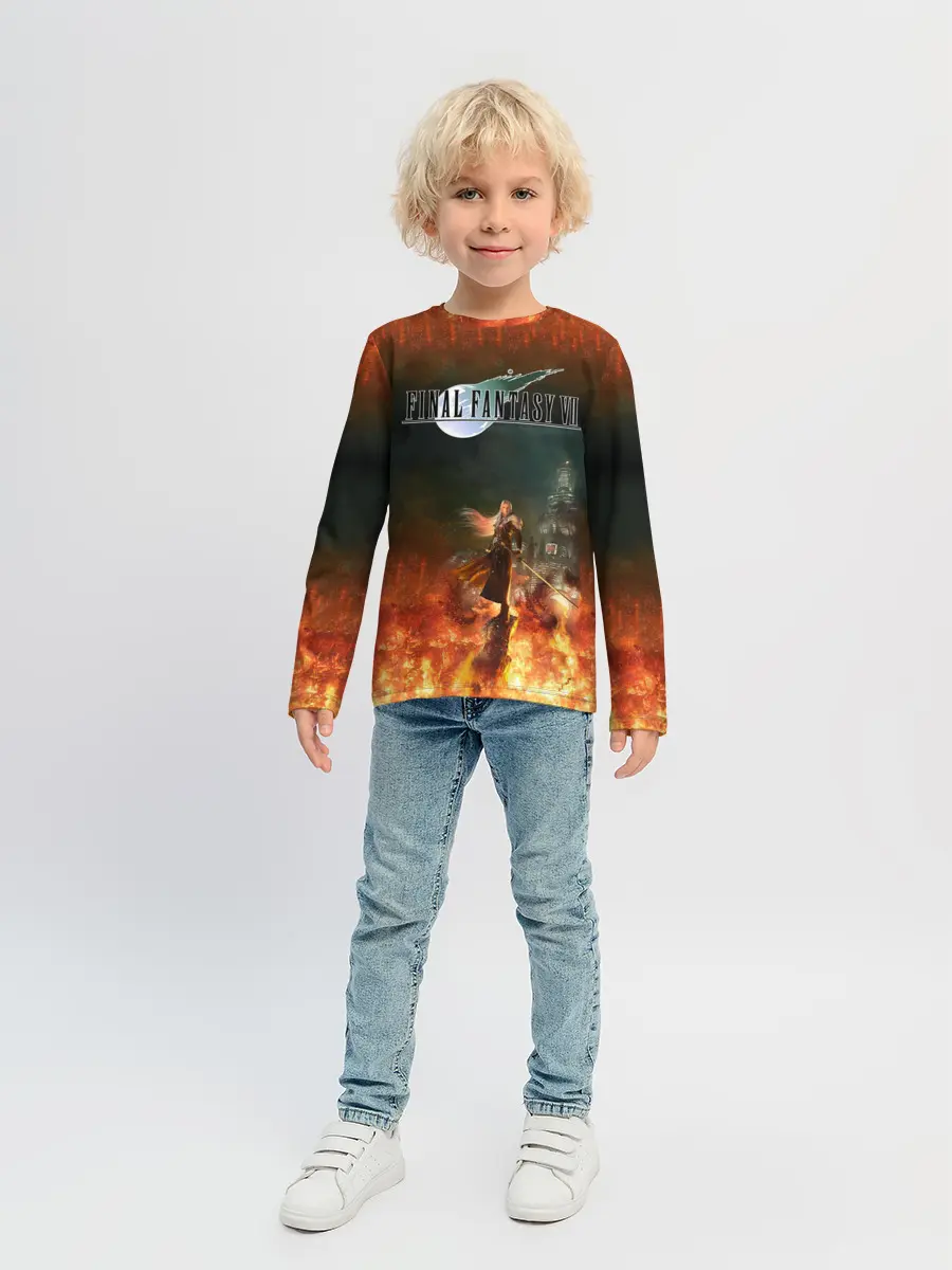 Детский лонгслив / Final Fantasy VII Remake