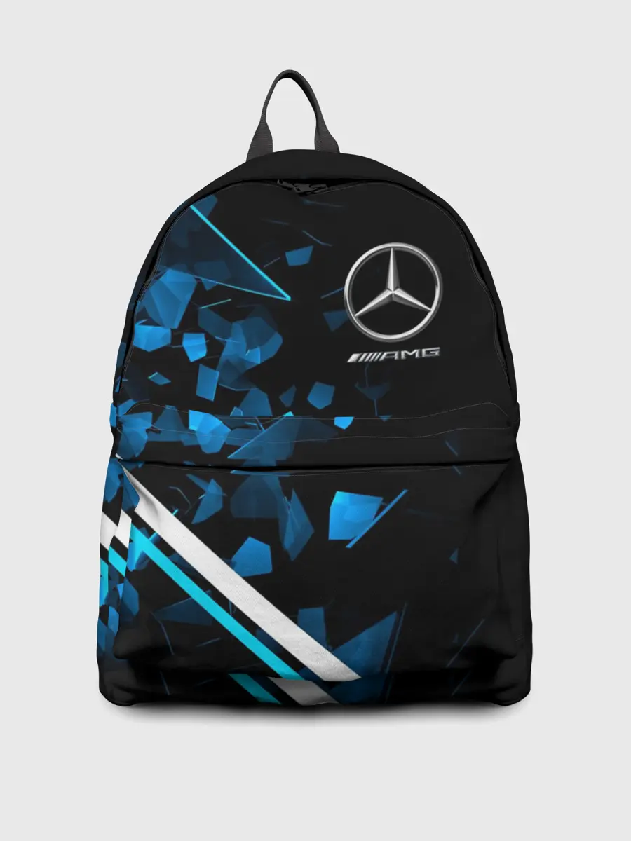 Рюкзак джинсовый / Mercedes AMG | Осколки стекла